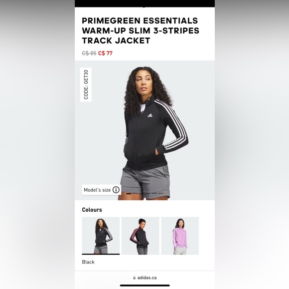 Adidas Black Track Jacket - Picture 4 of 5